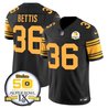 Men's Steelers 50th Anniversary of Super Bowl IX Patch Vapor Limited Jersey - All Stitched