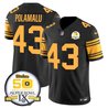 Men's Steelers 50th Anniversary of Super Bowl IX Patch Vapor Limited Jersey - All Stitched