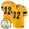 Men's Steelers 50th Anniversary Of Super Bowl IX Patch Vapor Limited Jersey - All Stitched