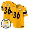 Men's Steelers 50th Anniversary Of Super Bowl IX Patch Vapor Limited Jersey - All Stitched