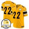 Men's Steelers 50th Anniversary Of Super Bowl IX Patch Vapor Limited Jersey - All Stitched
