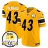 Men's Steelers 50th Anniversary Of Super Bowl IX Patch Vapor Limited Jersey - All Stitched