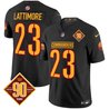 Men's Washington Commanders 90th Anniversary Patch Vapor Limited Jersey - All Stitched