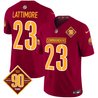Men's Washington Commanders 90th Anniversary Patch Vapor Limited Jersey - All Stitched