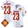 Men's Washington Commanders 90th Anniversary Patch Vapor Limited Jersey - All Stitched