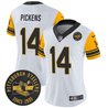 Women's Pittsburgh Steelers Throwback 1962 Vapor Limited Jersey - Est. 1933 Patch - All Stitched