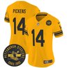 Women's Pittsburgh Steelers Throwback 1962 Vapor Limited Jersey - Est. 1933 Patch - All Stitched