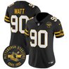 Women's Pittsburgh Steelers Throwback 1933 Patch Vapor Limited Jersey - All Stitched