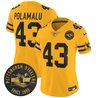 Women's Pittsburgh Steelers Throwback 1933 Patch Vapor Limited Jersey - All Stitched