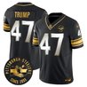 Men's Pittsburgh Steelers Throwback 1933 Patch Gold Vapor Limited Jersey - All Stitched