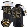Men's Pittsburgh Steelers Throwback 1933 Patch Gold Vapor Limited Jersey - All Stitched