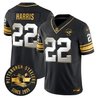Men's Pittsburgh Steelers Throwback 1933 Patch Gold Vapor Limited Jersey - All Stitched