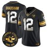 Men's Pittsburgh Steelers Throwback 1933 Patch Gold Vapor Limited Jersey - All Stitched