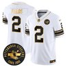 Men's Pittsburgh Steelers Throwback 1933 Patch Gold Vapor Limited Jersey - All Stitched