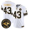 Men's Pittsburgh Steelers Throwback 1933 Patch Gold Vapor Limited Jersey - All Stitched