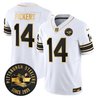 Men's Pittsburgh Steelers Throwback 1933 Patch Gold Vapor Limited Jersey - All Stitched