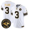 Men's Pittsburgh Steelers Throwback 1933 Patch Gold Vapor Limited Jersey - All Stitched