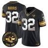 Men's Pittsburgh Steelers Throwback 1933 Patch Gold Vapor Limited Jersey - All Stitched