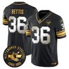 Men's Pittsburgh Steelers Throwback 1933 Patch Gold Vapor Limited Jersey - All Stitched