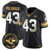 Men's Pittsburgh Steelers Throwback 1933 Patch Gold Vapor Limited Jersey - All Stitched
