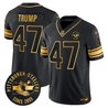 Men's Pittsburgh Steelers Throwback 1933 Patch Gold Vapor Limited Jersey - All Stitched