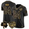 Men's Notre Dame Fighting Irish 2024 Orange Bowl Gold Patch Vapor Limited Jersey - All Stitched