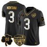 Men's Notre Dame Fighting Irish 2024 Orange Bowl Gold Patch Vapor Limited Jersey - All Stitched