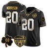 Men's Notre Dame Fighting Irish 2024 Orange Bowl Gold Patch Vapor Limited Jersey - All Stitched
