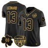 Men's Notre Dame Fighting Irish 2024 Orange Bowl Gold Patch Vapor Limited Jersey - All Stitched