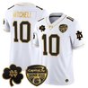 Men's Notre Dame Fighting Irish 2024 Orange Bowl Gold Patch Vapor Limited Jersey - All Stitched