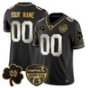 Notre Dame Fighting Irish 2024 Orange Bowl Gold Patch Vapor Limited Custom Jersey - All Stitched