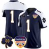 Men's Notre Dame Fighting Irish 2024 Orange Bowl Patch Vapor Limited Jersey - All Stitched