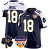 Men's Notre Dame Fighting Irish 2024 Orange Bowl Patch Vapor Limited Jersey - All Stitched