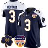 Men's Notre Dame Fighting Irish 2024 Orange Bowl Patch Vapor Limited Jersey - All Stitched