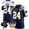 Men's Notre Dame Fighting Irish 2024 Orange Bowl Patch Vapor Limited Jersey - All Stitched