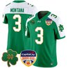 Men's Notre Dame Fighting Irish 2024 Orange Bowl Patch Vapor Limited Jersey - All Stitched