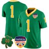 Men's Notre Dame Fighting Irish 2024 Orange Bowl Patch Vapor Limited Jersey - All Stitched
