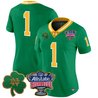 Women's Notre Dame Fighting Irish 2024 Sugar Bowl Patch Vapor Limited Jersey V2 - All Stitched