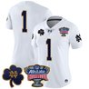 Women's Notre Dame Fighting Irish 2024 Sugar Bowl Patch Vapor Limited Jersey V2 - All Stitched