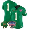 Women's Notre Dame Fighting Irish 2024 Sugar Bowl Patch Vapor Limited Jersey V2 - All Stitched