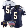 Women's Notre Dame Fighting Irish 2024 Sugar Bowl Patch Vapor Limited Jersey V2 - All Stitched