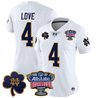 Women's Notre Dame Fighting Irish 2024 Sugar Bowl Patch Vapor Limited Jersey V2 - All Stitched