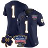 Women's Notre Dame Fighting Irish 2024 Sugar Bowl Patch Vapor Limited Jersey V2 - All Stitched