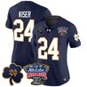 Women's Notre Dame Fighting Irish 2024 Sugar Bowl Patch Vapor Limited Jersey V2 - All Stitched