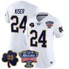 Women's Notre Dame Fighting Irish 2024 Sugar Bowl Patch Vapor Limited Jersey V2 - All Stitched