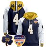 Men's Notre Dame Fighting Irish Orange Bowl Patch Pullover Hoodie - All Stitched