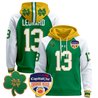 Men's Notre Dame Fighting Irish Orange Bowl Patch Pullover Hoodie - All Stitched