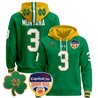 Men's Notre Dame Fighting Irish Orange Bowl Patch Pullover Hoodie - All Stitched