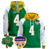 Men's Notre Dame Fighting Irish Orange Bowl Patch Pullover Hoodie - All Stitched