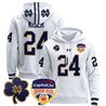 Men's Notre Dame Fighting Irish Orange Bowl Patch Pullover Hoodie - All Stitched